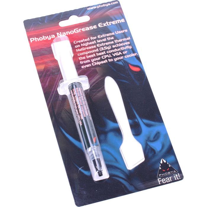 Термопаста Alphacool Phobya NanoGrease Extreme 3.5g (31103) зображення 3