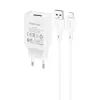 Зарядное устройство BOROFONE BA68A USB + cable USB to Lightning 10.5W White (BA68AWi)