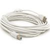 Кабель для принтера USB 2.0 AM/BM 5.0m ferrite white Voltronic (YT-AM/BM-5.0W)
