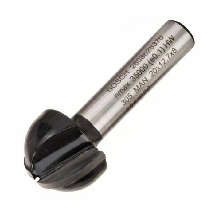Фреза Bosch Professional галтельна, Std, S8, R6, D12, L9.2 (2.608.628.368)