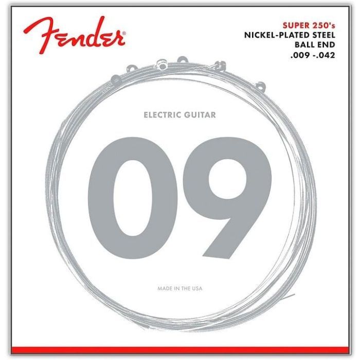 Струны для гитары Fender 250L Nickel-Plated Steel Guitar Strings (09-42) (A009834)