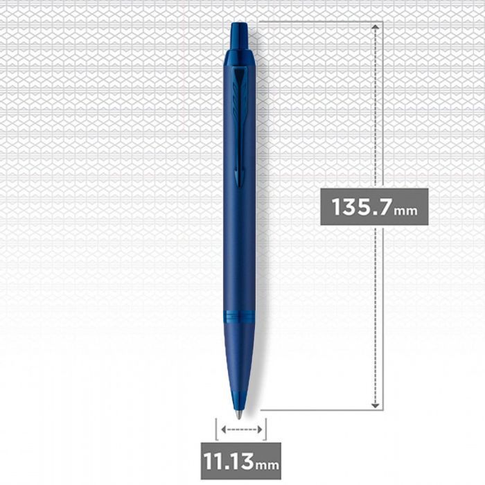 Ручка кулькова Parker IM 17 Professionals UKRAINE Monochrome Blue BP Трезубец (28132_T001y) зображення 3