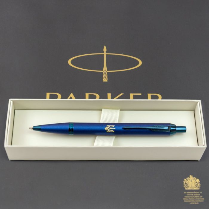 Ручка кулькова Parker IM 17 Professionals UKRAINE Monochrome Blue BP Трезубец (28132_T001y) зображення 4