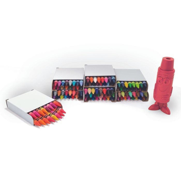 Карандаши цветные Crayola воскові, 120 шт зі стругачкою (52-6920) изображение 3