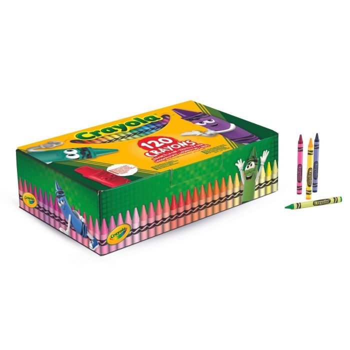 Карандаши цветные Crayola воскові, 120 шт зі стругачкою (52-6920) изображение 5