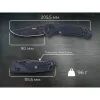 Ніж SRM Retreiver, D2, G10, чорний (9201-GB) зображення 7