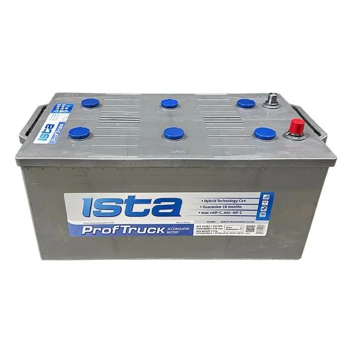 Аккумулятор автомобильный Ista Prof Truck 225Ah бокова(+/-) (1500EN) изображение 3
