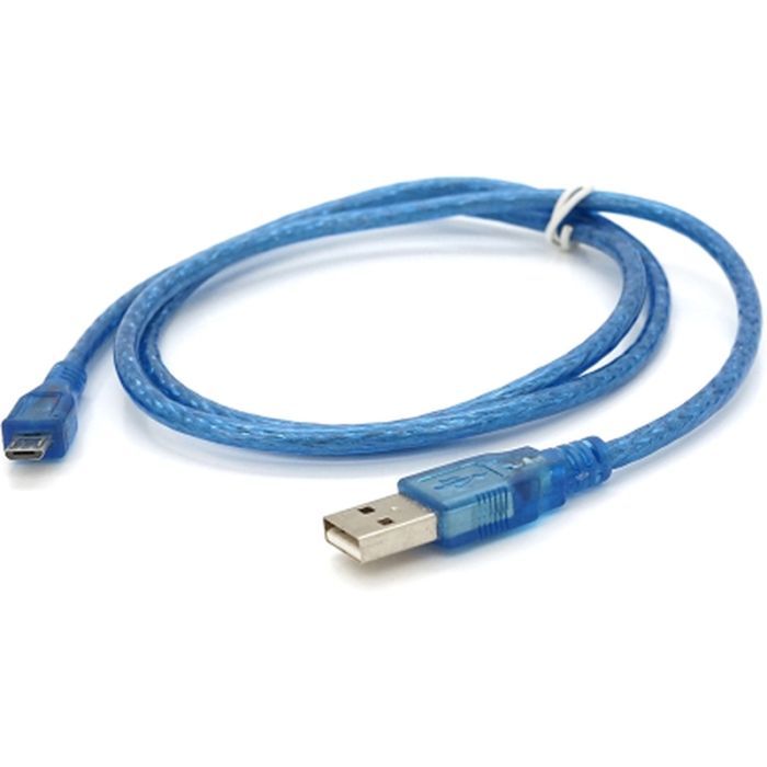 Дата кабель USB 2.0 AM to Micro 5P 1.0m blue Voltronic (YT-AM/Mc-1B/05495)