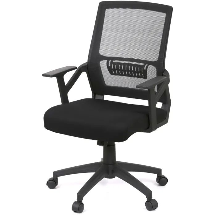 Офісне крісло Аклас Ленні TILT Чорний (Чорний/Чорний) (00163487)