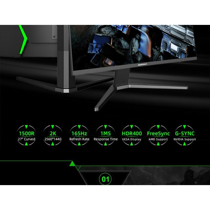 Монитор Gamemax GMX27C165Q изображение 9