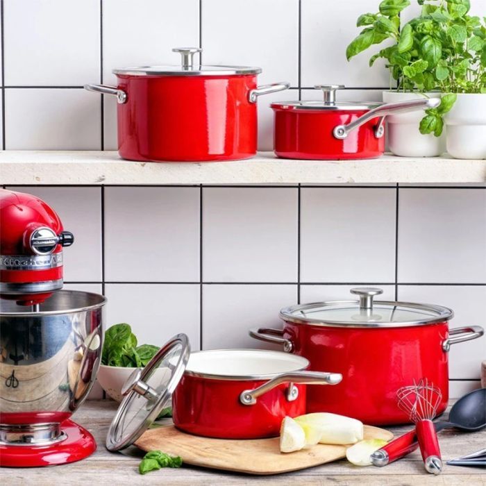 Набір посуду KitchenAid Steel Core, 8 предметів (CC004920-001) зображення 5 Набір посуду KitchenAid Steel Core, 8 предметів (CC004920-001) зображення 5