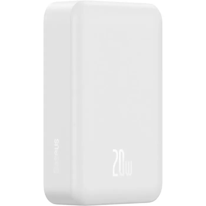 Батарея універсальна Baseus Magnetic Mini Wireless 20000mAh 20W, White (PPCX150002) зображення 2