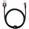 Дата кабель USB 2.0 AM to Lightning 1.0m 2.4A 90° corner black/red Baseus (CAVP000020) изображение 2