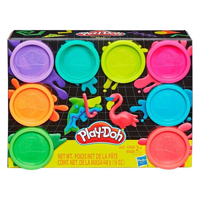 Набір для творчості Hasbro 8 кольорів Веселка NEON (E5044_E5063)