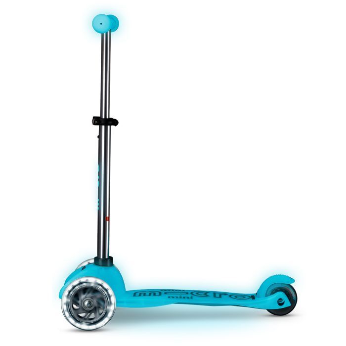 Самокат Micro Mini Deluxe Glow LED льодовик аква (MMD218) изображение 2