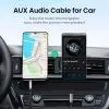 Кабель мультимедійний 3.5mm M to 3.5mm M 0.5m AV119 black Ugreen (10732) зображення 3