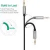 Кабель мультимедійний 3.5mm M to 3.5mm M 0.5m AV119 black Ugreen (10732) зображення 7