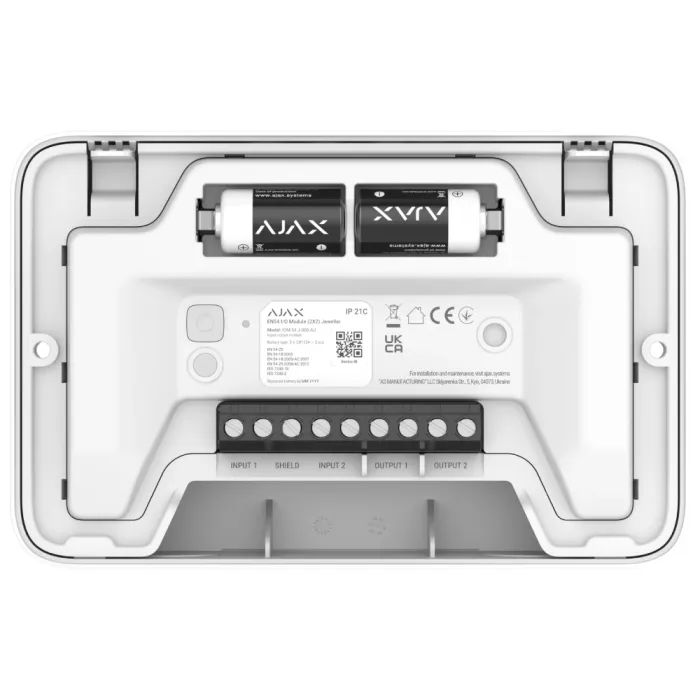 Модуль управления умным домом Ajax EN54 I/O Module (2X2) black изображение 4