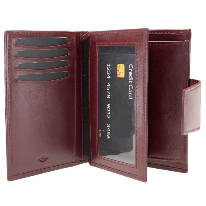 Гаманець Semi Line RFID Dark Red (DAS303148) зображення 3
