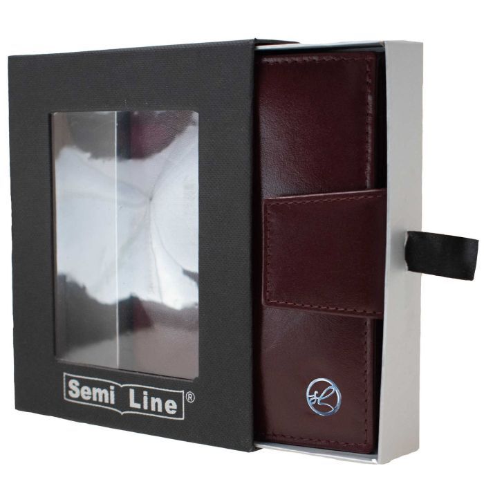 Гаманець Semi Line RFID Dark Red (DAS303148) зображення 4