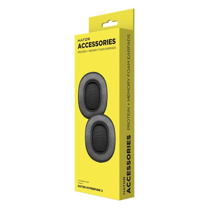 Амбушур Hator з протеїнової шкіри для лінійки гарнітур HATOR Hyperpunk 2 (ACC-111) зображення 2