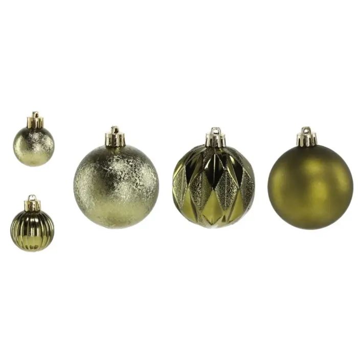 Ялинкова іграшка Chomik пластикові кульки компл. 44шт, 3/6см, срібні (5900779877726_1) зображення 2