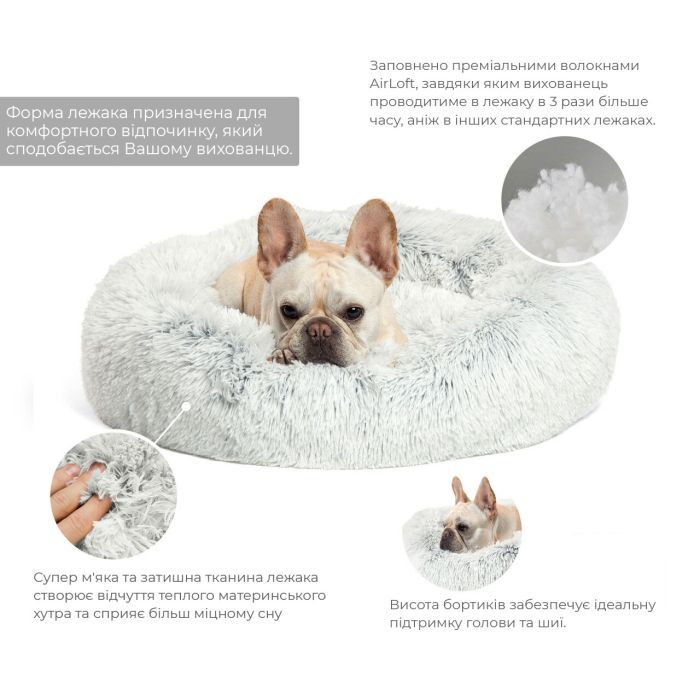 Лежак для животных Best Friends морозный иней 114х114 см (0817403023808) изображение 2