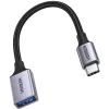Перехідник OTG USB 3.0 AF to USB-C 0.1m US378 black Ugreen (70889) зображення 2