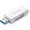 Считыватель флеш-карт Ugreen USB 3.0 to TF + SD CM104 White (40753)