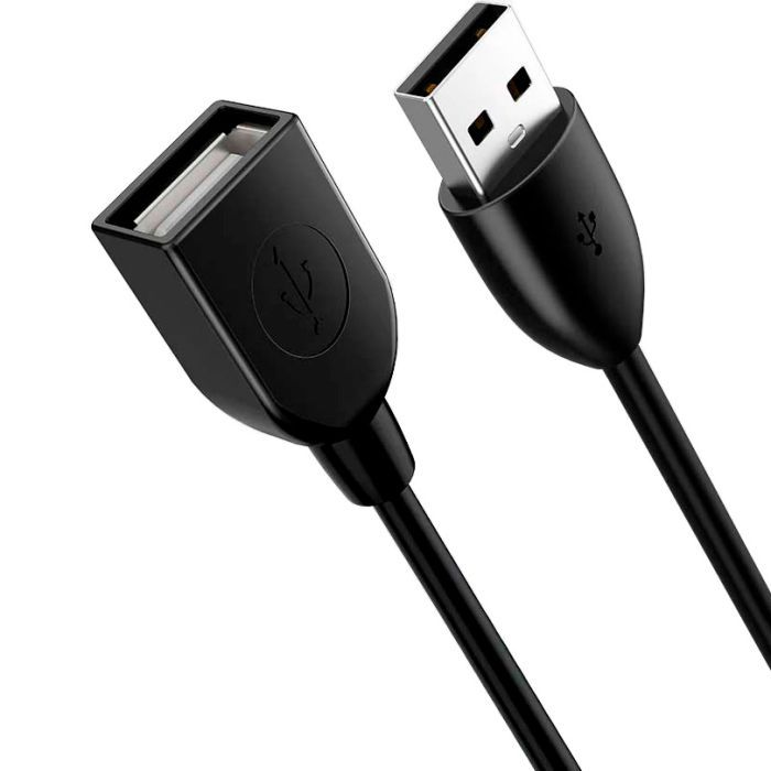 Дата кабель USB 2.0 AM/AF 0.5m Cabletime (CA915156)