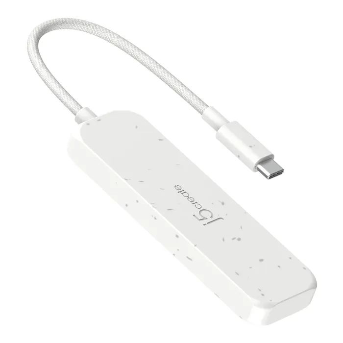 Концентратор J5create USB-C to 2xUSB-A + 2xUSB-C 3.2 10Gbps white (JCH342EW-N) изображение 3