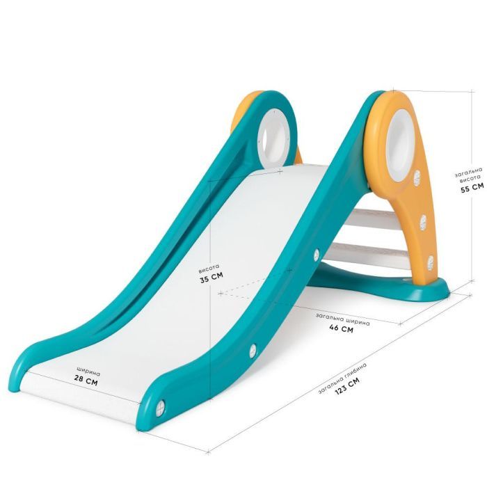 Горка Mealux Triton (KD-B343 Blue/Yellow) изображение 2