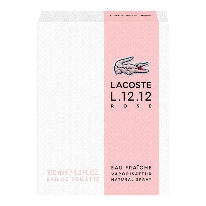 Туалетная вода Lacoste L.12.12 Rose Eau Fraiche 100 мл (3386460149242) изображение 3