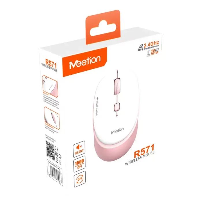 Мышка Meetion R571 Wireless White/Gray (MT-R571-C) изображение 3