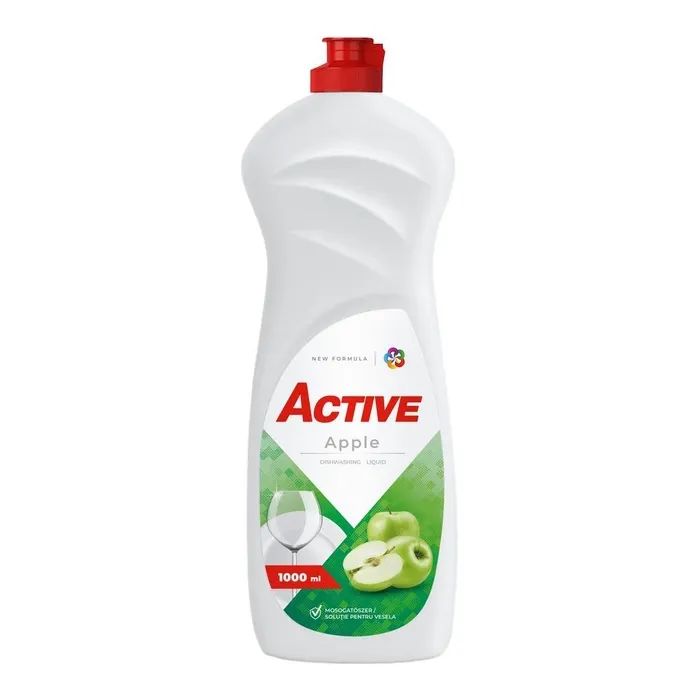 Засіб для ручного миття посуду Active PR Dishwashing Apple 1 л (4820196010388)