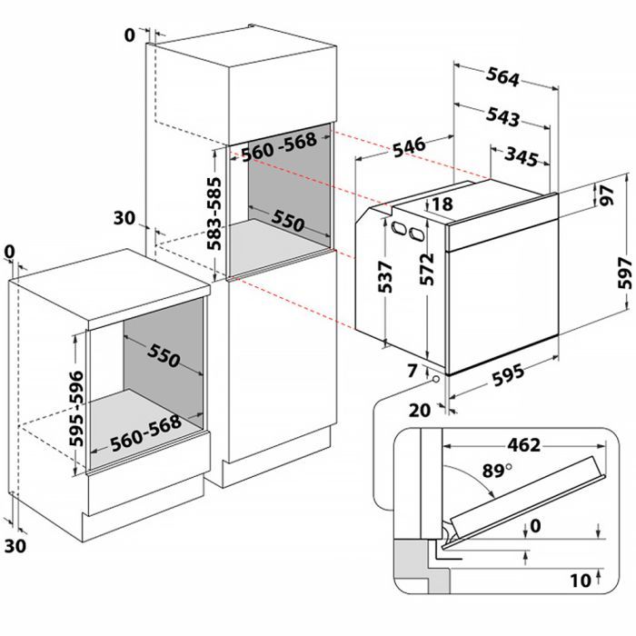 Духовой шкаф Whirlpool WOI5S8PM2SWAWMD54MWWOI78PT1SBA (WOI5S8PM2SWA) изображение 11