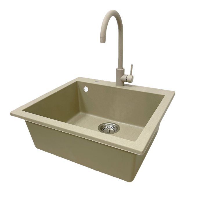 Мойка кухонная Adamant Univer Сахара + змішувач + дозатор (4824296902102) изображение 3