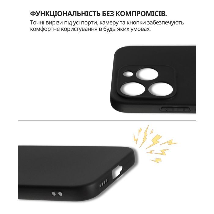 Чехол для мобильного телефона BeCover Silicone Realme 15T Black (714694) изображение 3