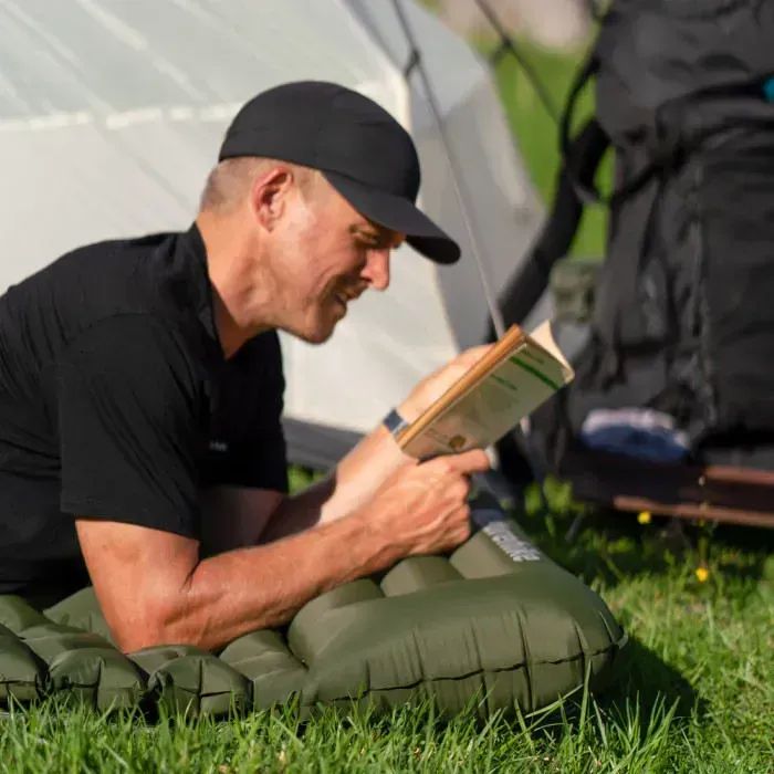 Матрац надувний Naturehike CNK2550WS019, 200х60х6.5 см, зелений із вбудованою помпою (6977465869654) зображення 5