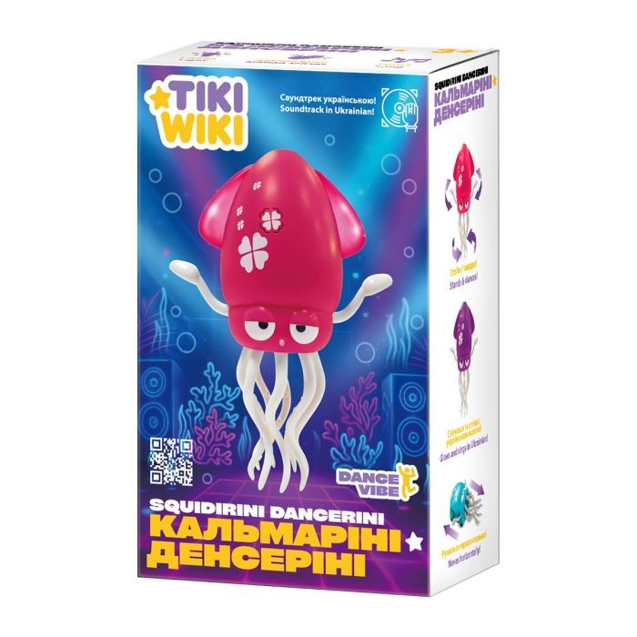 Інтерактивна іграшка Tiki Wiki Кальмаріні денсеріні (світло, українською, бірюзовий) (158-21-UA-T) зображення 7