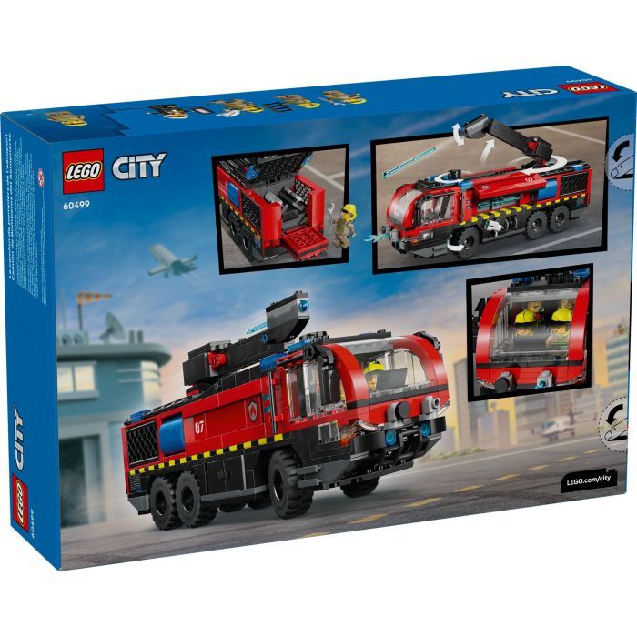 Конструктор LEGO City Пожежна вантажівка в аеропорту (60499) зображення 9