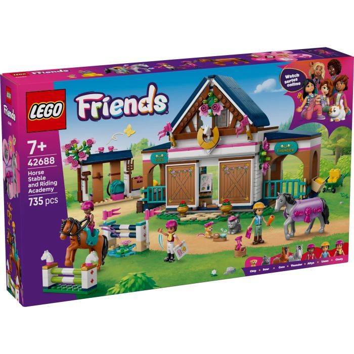 Конструктор LEGO Friends Конная конюшня и академия верховой езды (42688)