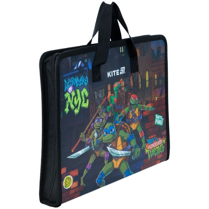Папка - портфель Kite на блискавці A4 Ninja Turtles, 1 відділення (NT25-202) зображення 3