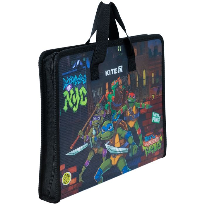 Папка - портфель Kite на блискавці A4 Ninja Turtles, 1 відділення (NT25-202) зображення 3