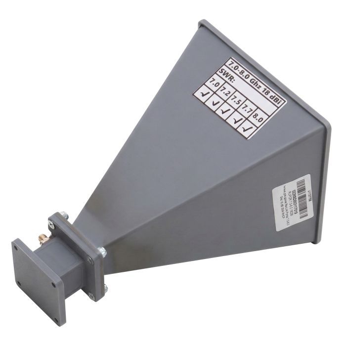 Антена для дрона RavLink Рупор 7.0-8.0 GHz 18 dBi SMA RHCP (RUPOR 7.0-8.0 18DBI) зображення 3