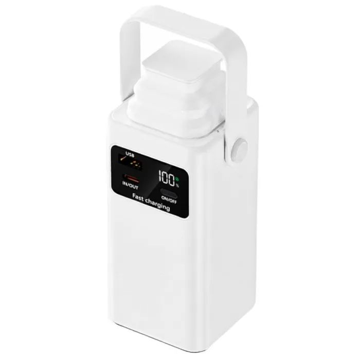 Батарея універсальна TheGeneral 20000mah Glim, 22.5W Fast Charge PD Lamp White (40012919-08)