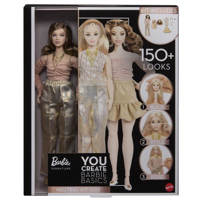 Кукла Barbie Коллекционный набор You Create Barbie Basics Блондинка (JJX37)