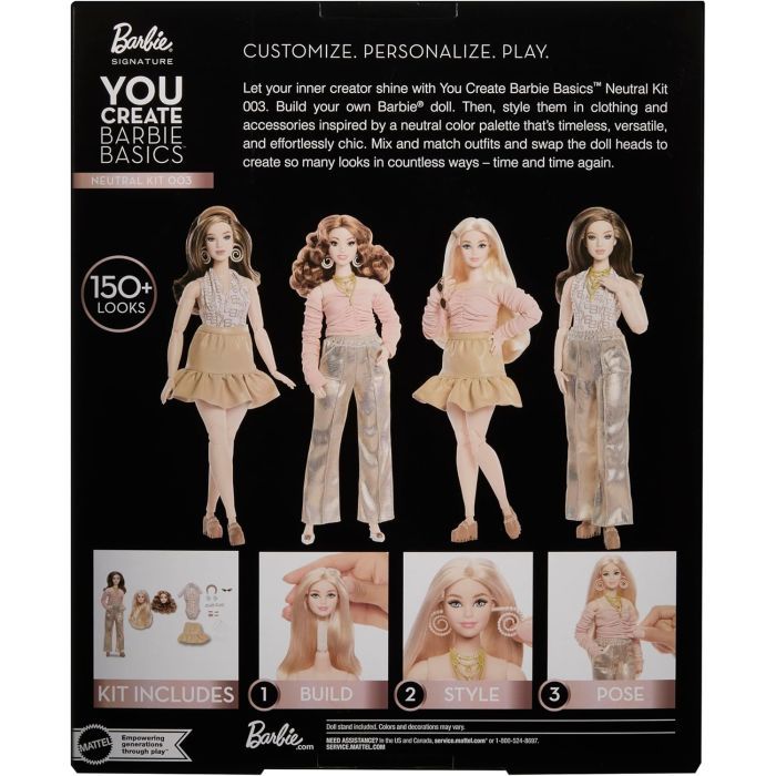 Кукла Barbie Коллекционный набор You Create Barbie Basics Блондинка (JJX37) изображение 2