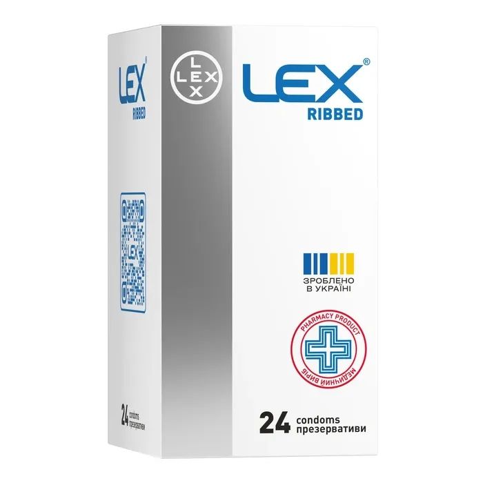 Презервативы Lex Condoms Ribbed 12 шт. (4820144771934)