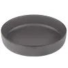 Тарілка Ardesto Lazio, 730мл, 18.5см, кераміка, сірий темний (AR1618DG)